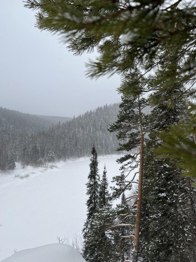 Усть-Койва: "Путешествие по долине реки Чусовая" на снегоходах (в санях), Мельничный ручей и камень Красный