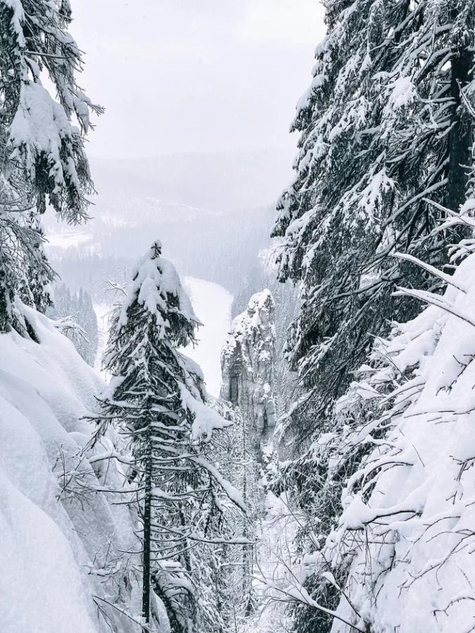 Усьвинские столбы на снегоходах и Каменный город
