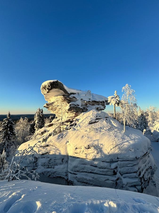 Усьвинские столбы на снегоходах и Каменный город