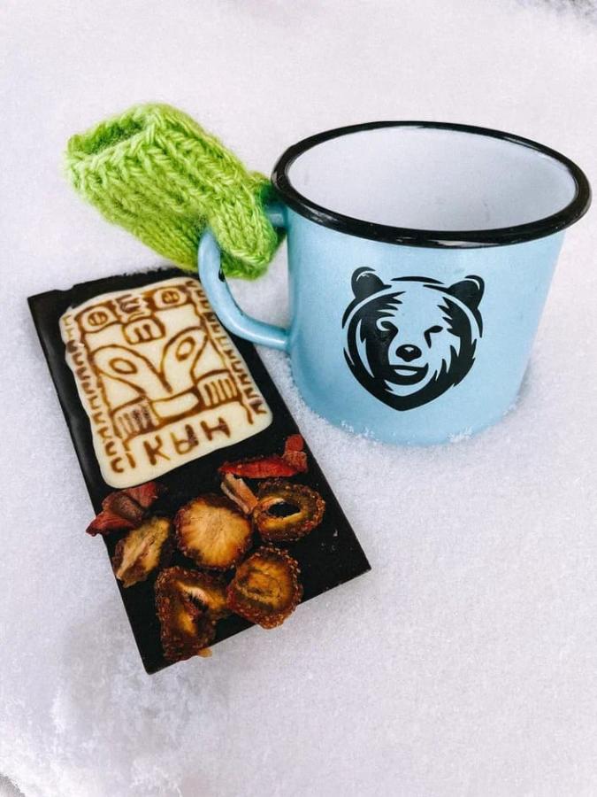 Кын активный: на снегоходах к "Великану" и "Печке" с обедом